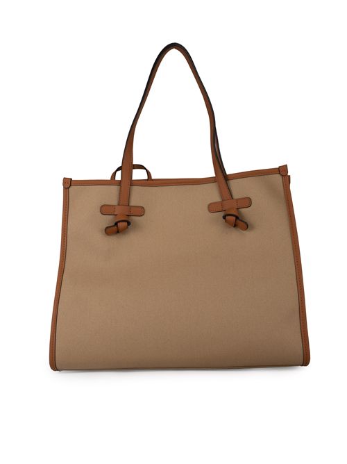 Borsa Shopping Marcella in canvas Corda GIANNI CHIARINI | BS 6850 COMMCORDA-CUOIO-CARAMEL